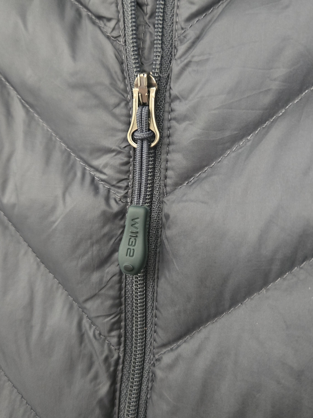 32 Degrees Women's Quilted Puff Vest in Charcoal - Picture 4 of 5